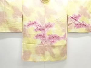 未使用品　本総絞り抽象模様絵羽織